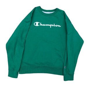 Champion Reverse Weave Sweater Large Green